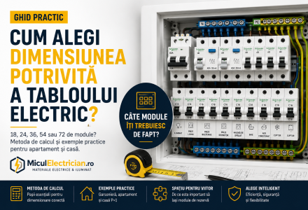 Cum alegi dimensiunea potrivită a tabloului electric?