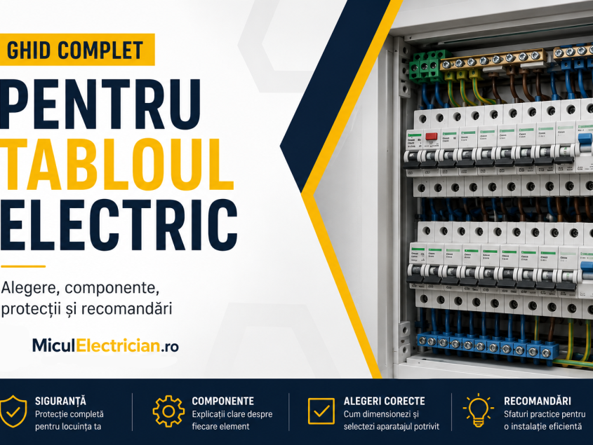 Ghid complet pentru tabloul electric: alegere, componente, protecții și recomandări