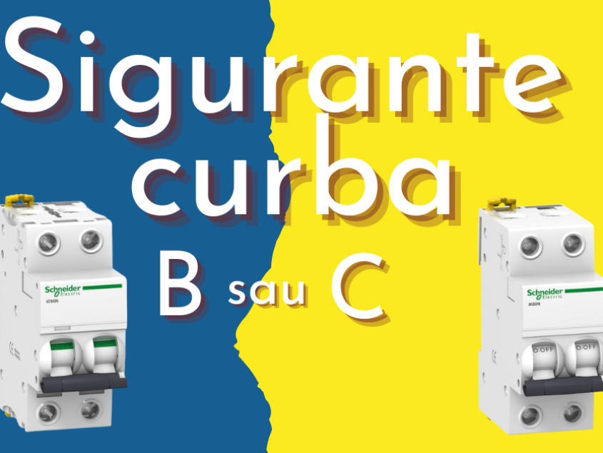 Siguranțe curba B vs. curba C: Care este alegerea potrivită pentru instalația electrică
